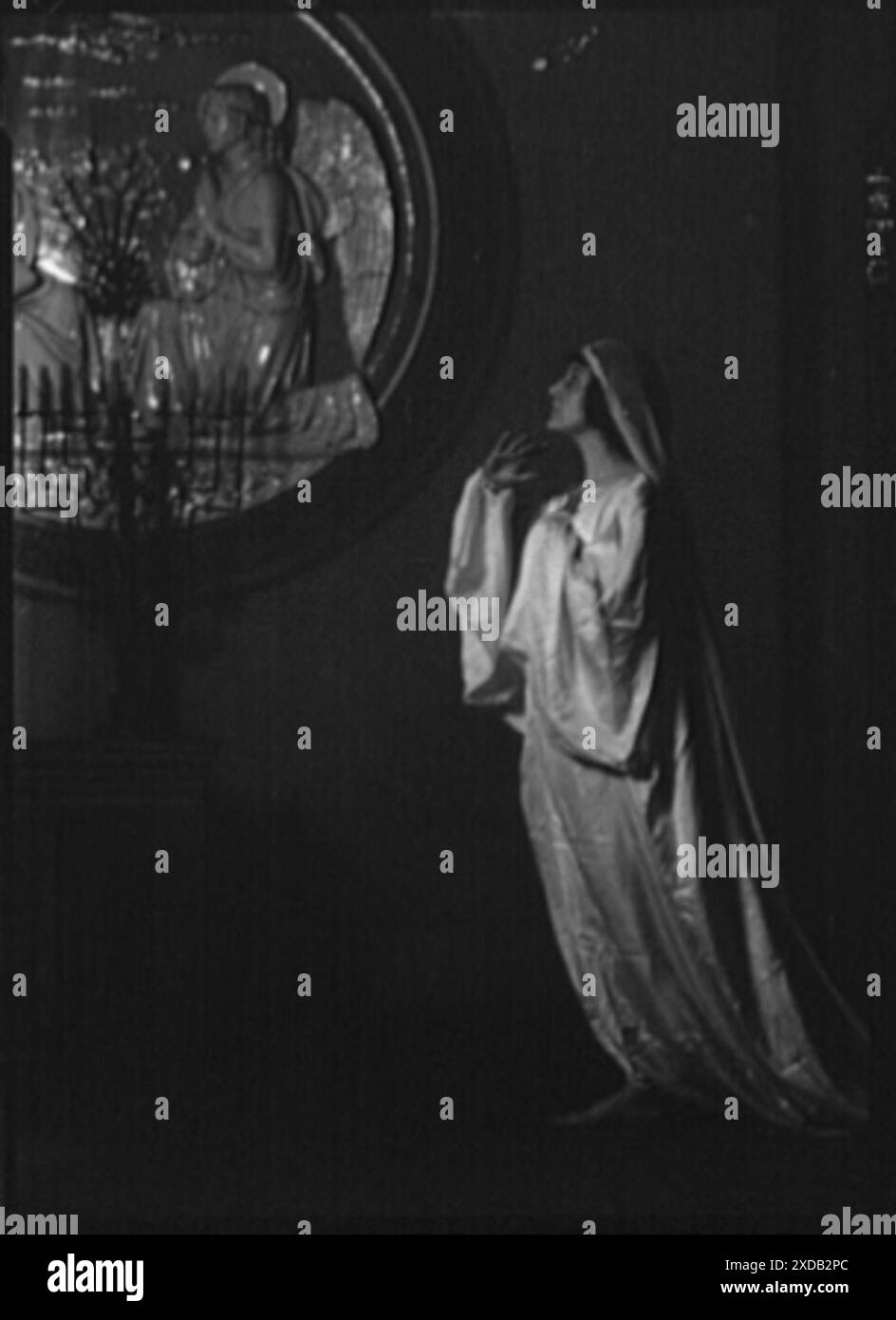 Guthrie danseurs dans l'église de marque. Collection de photographies Genthe. Banque D'Images