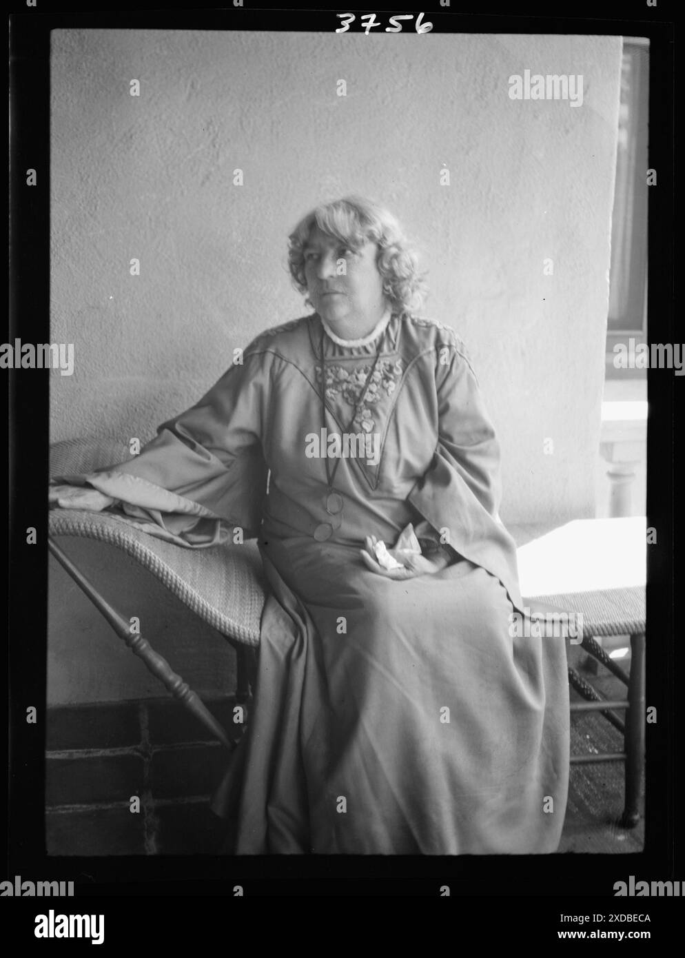 Stevenson, Robert Louis, MRS, photographie de portrait. Collection de photographies Genthe. Banque D'Images