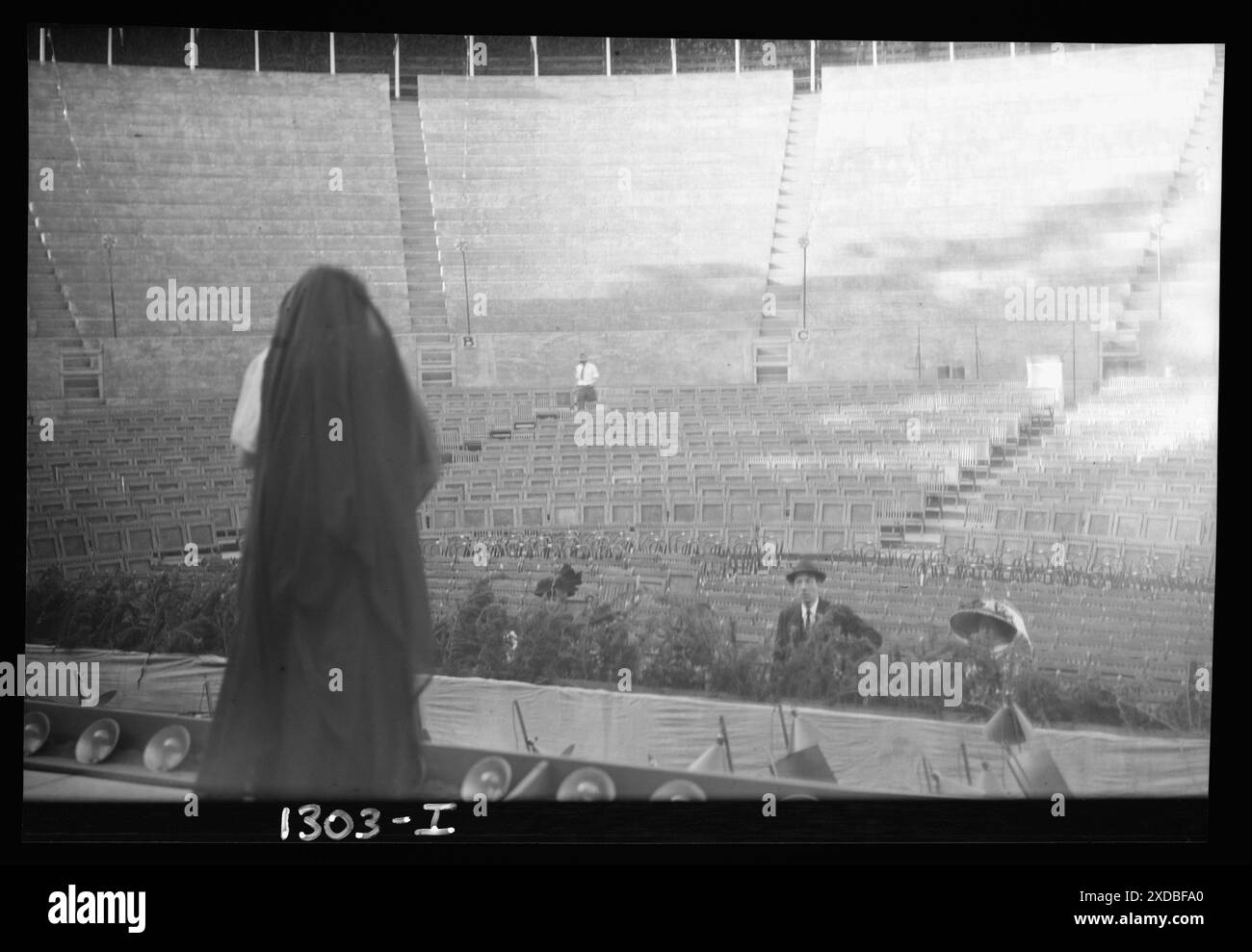 Production théâtrale avec Margaret Anglin et d'autres. Collection de photographies Genthe. Banque D'Images