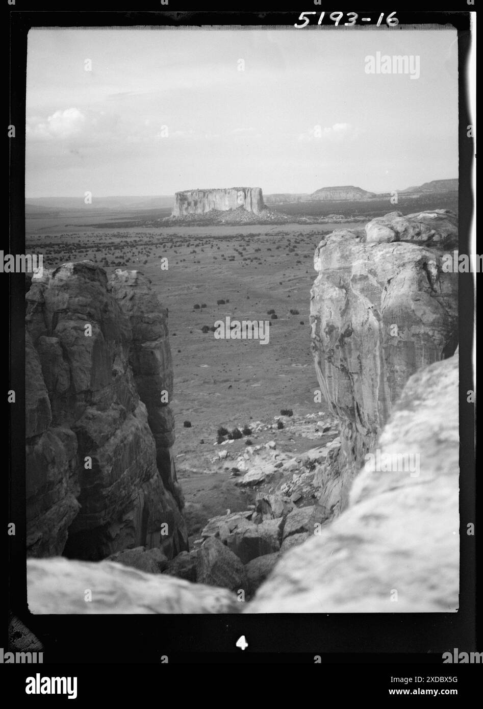 Acoma, Nouveau-Mexique vues sur la région. Collection de photographies Genthe. Banque D'Images