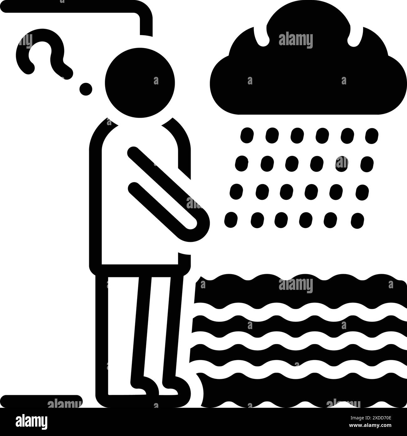Icône pour parce que, donc Illustration de Vecteur