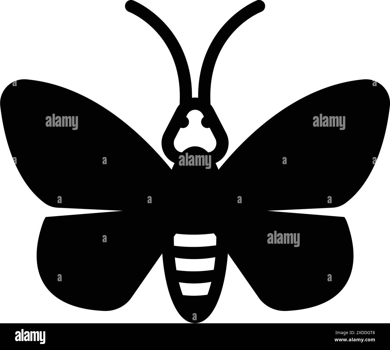 Icône pour papillon, libellule Illustration de Vecteur