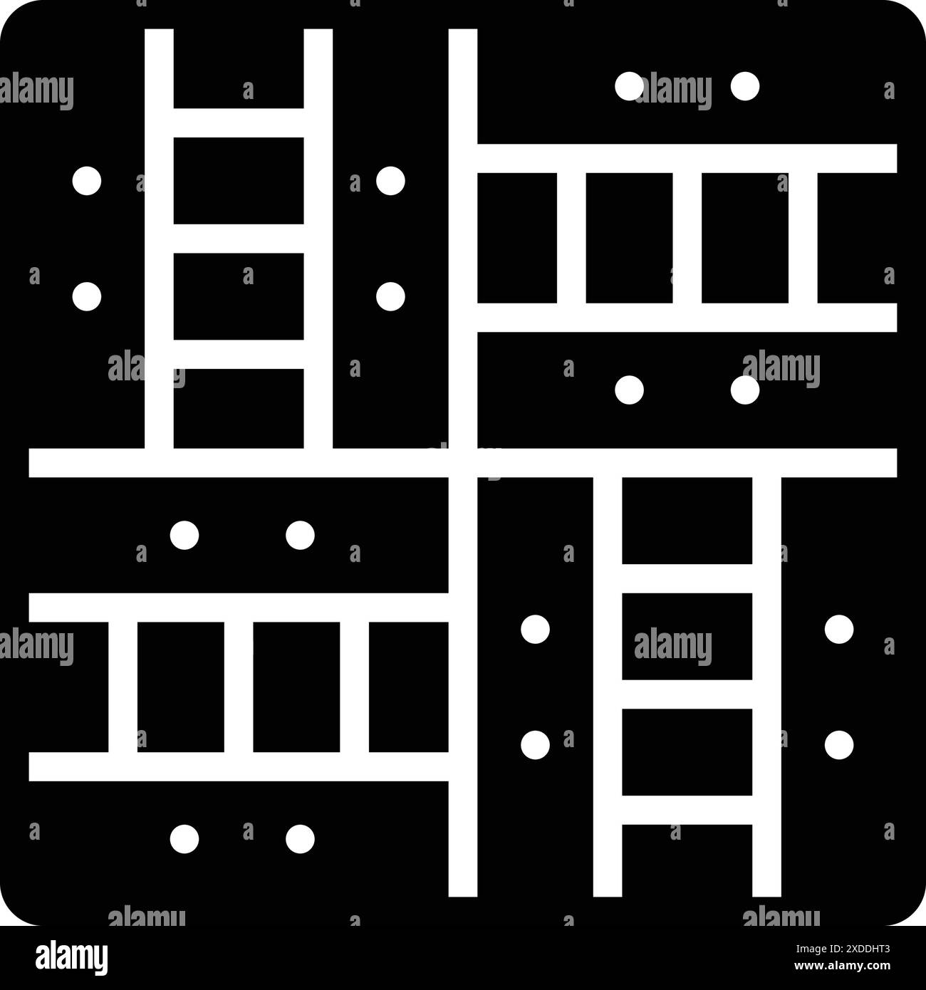 Icône étage, destination Illustration de Vecteur