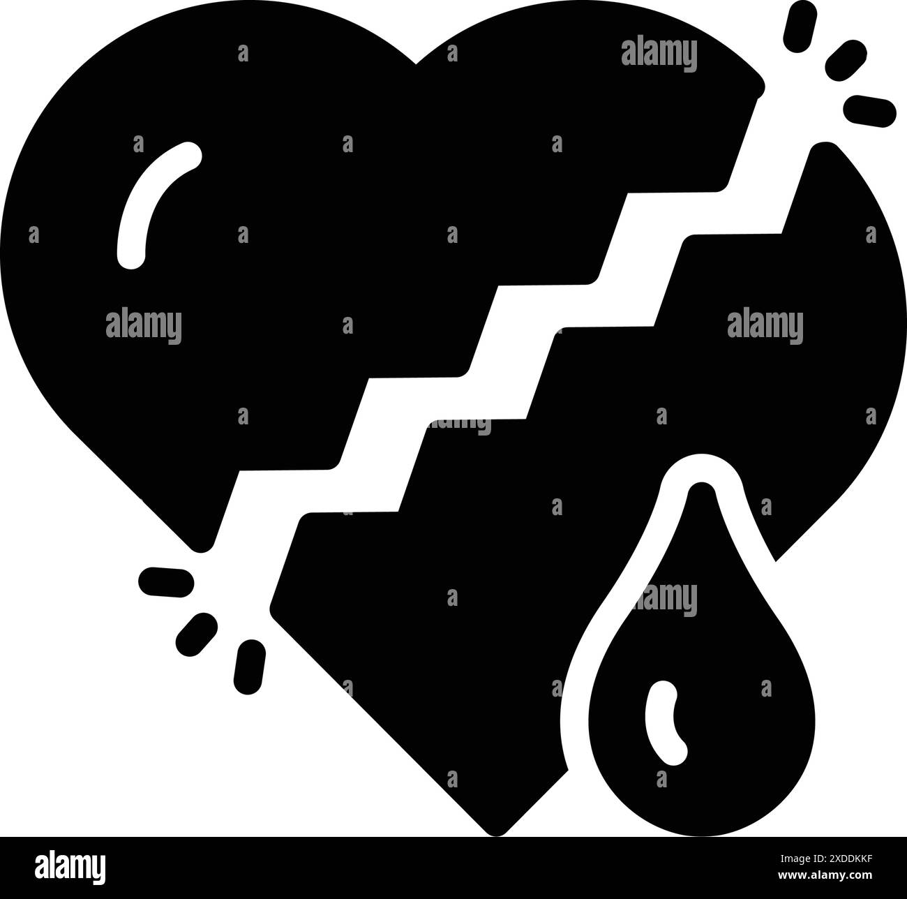 Icône pour le souci, cassé Illustration de Vecteur