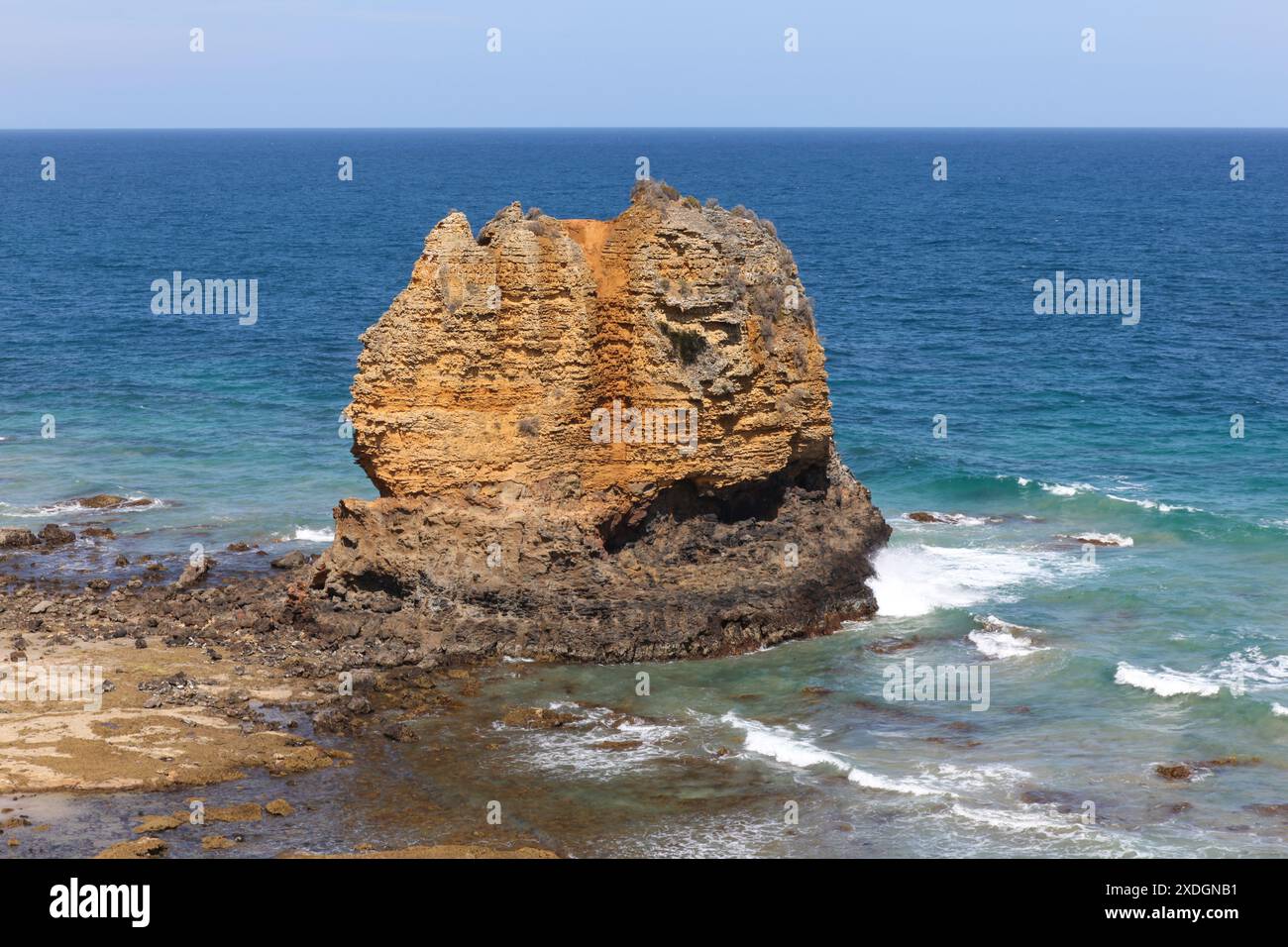 Eagle Rock à Aireys Inlet, sur la Great Ocean Road, Victoria - Australie. La côte le long de la Great Ocean Road et est un voyage spectaculaire route acces Banque D'Images