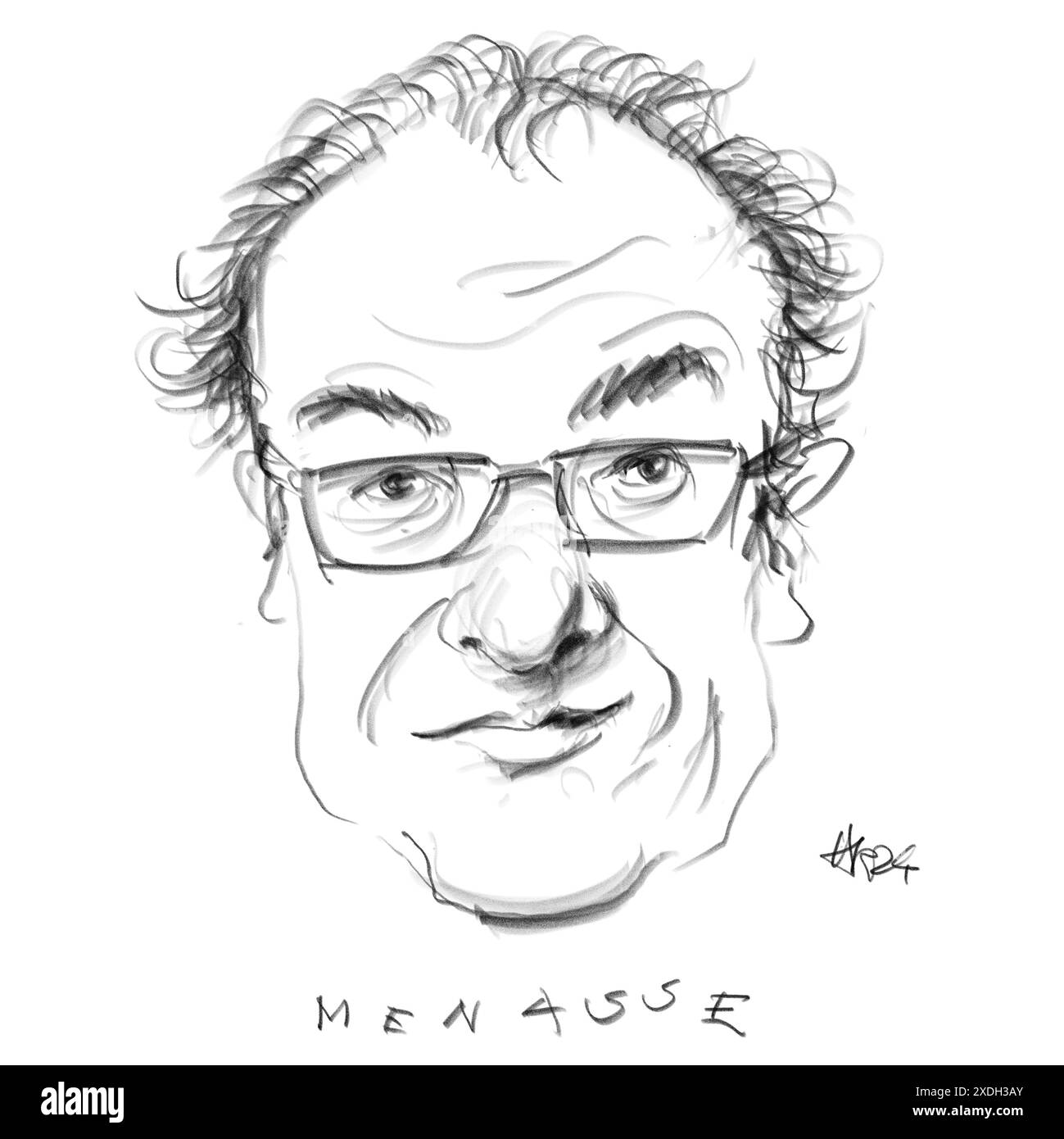 Portrait de l'auteur Robert Menasse Banque D'Images