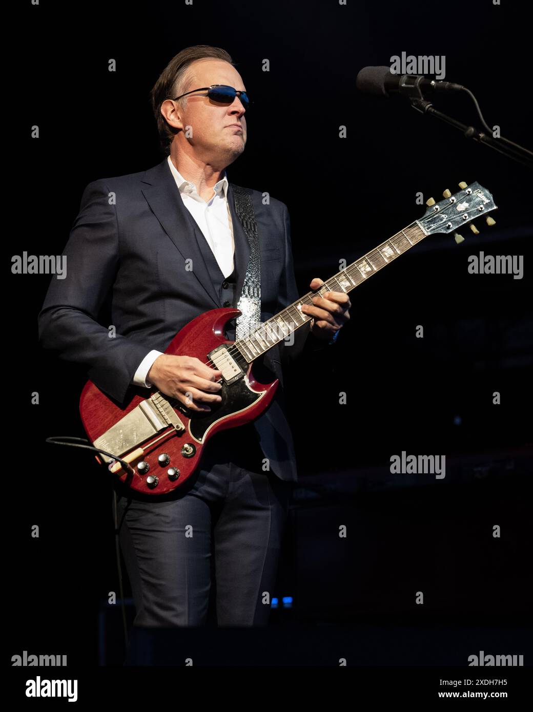 Joe Bonamassa 2024 au Black Deer Festival UK Banque D'Images