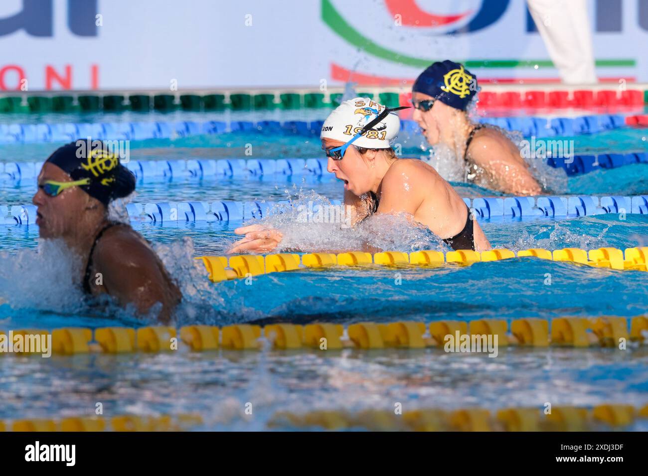 Rome, Italie. 22 juin 2024. Anna Conti (ITA) lors de la finale du médaillé individuel féminin du 400m lors de la 60e finale internationale de natation Settecolli, Rome - 22 juin 2024. (Photo de Davide Di Lalla/SOPA images/SIPA USA) crédit : SIPA USA/Alamy Live News Banque D'Images