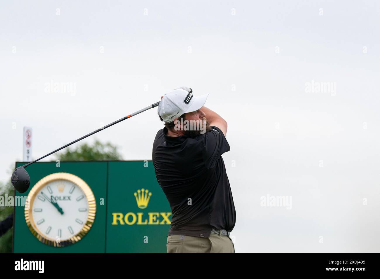 AMSTERDAM, PAYS-BAS - 21 JUIN : Andrew Johnston d'Angleterre pendant le jour 2, KLM Open 2024, DP World Tour à l'International le 21 juin 2024 à Amsterdam, pays-Bas. (Photo de Henk Seppen/Orange Pictures) Banque D'Images