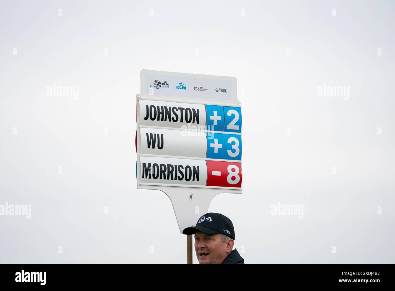AMSTERDAM, PAYS-BAS - 21 JUIN : tableau de bord pendant le jour 2, KLM Open 2024, DP World Tour à l'International le 21 juin 2024 à Amsterdam, pays-Bas. (Photo de Henk Seppen/Orange Pictures) Banque D'Images