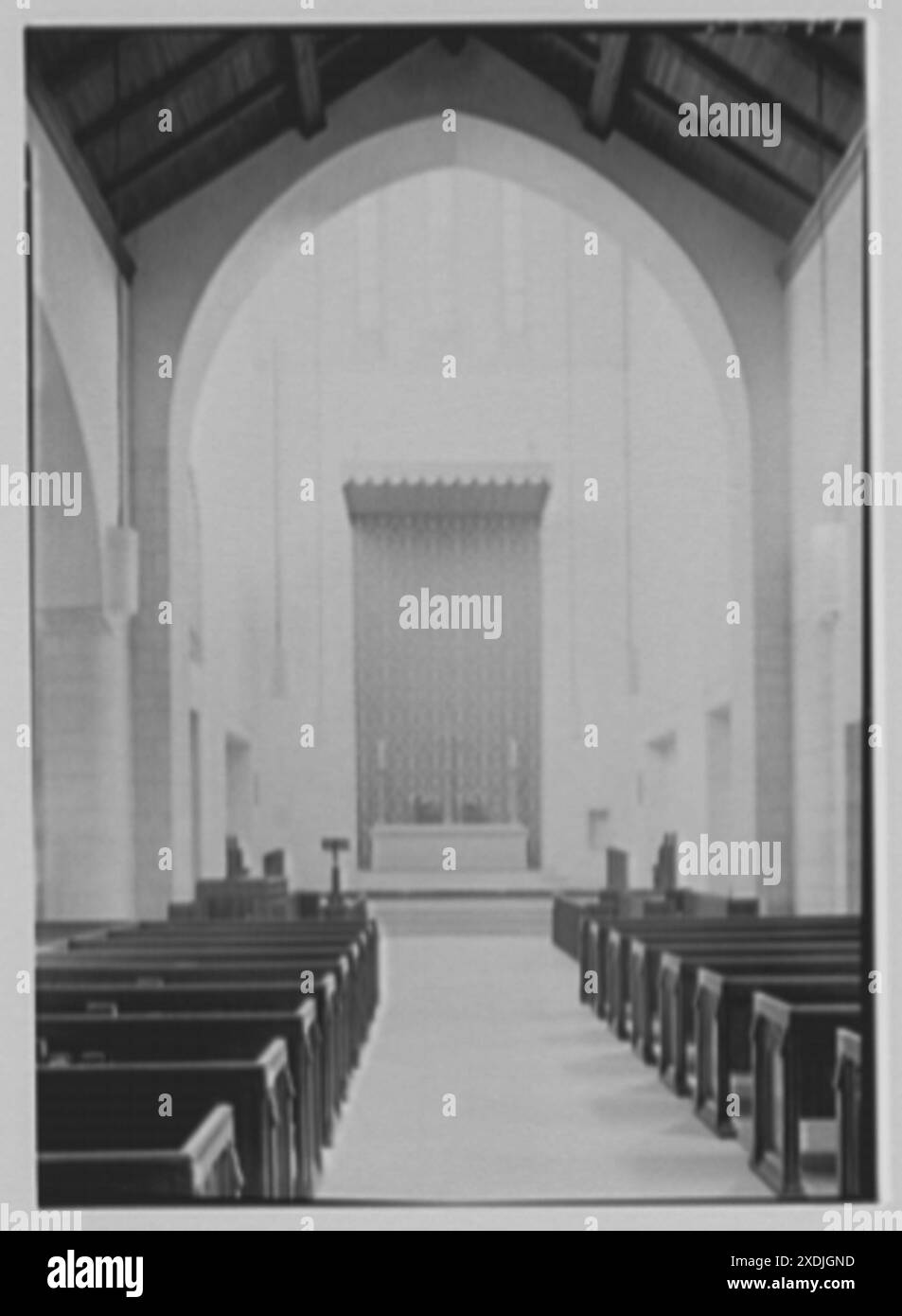 Church of the Epiphany, E. 74th équipé et York Ave., New York City. Détail Chancel. Collection Gottscho-Schleisner Banque D'Images