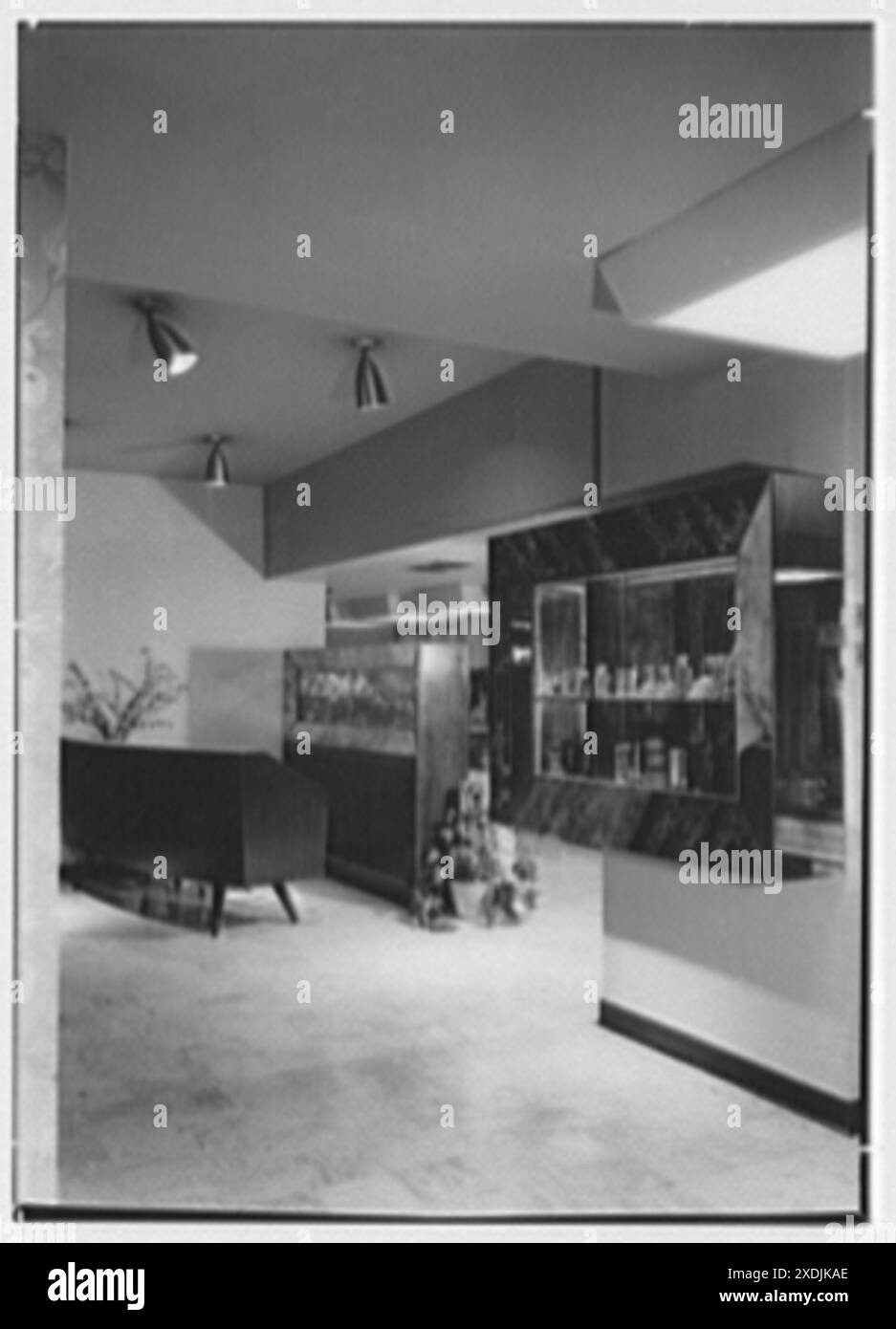 Plaza Hotel Beauty Shop, 15 E. 58th équipés, New York. Intérieur I. Collection Gottscho-Schleisner Banque D'Images