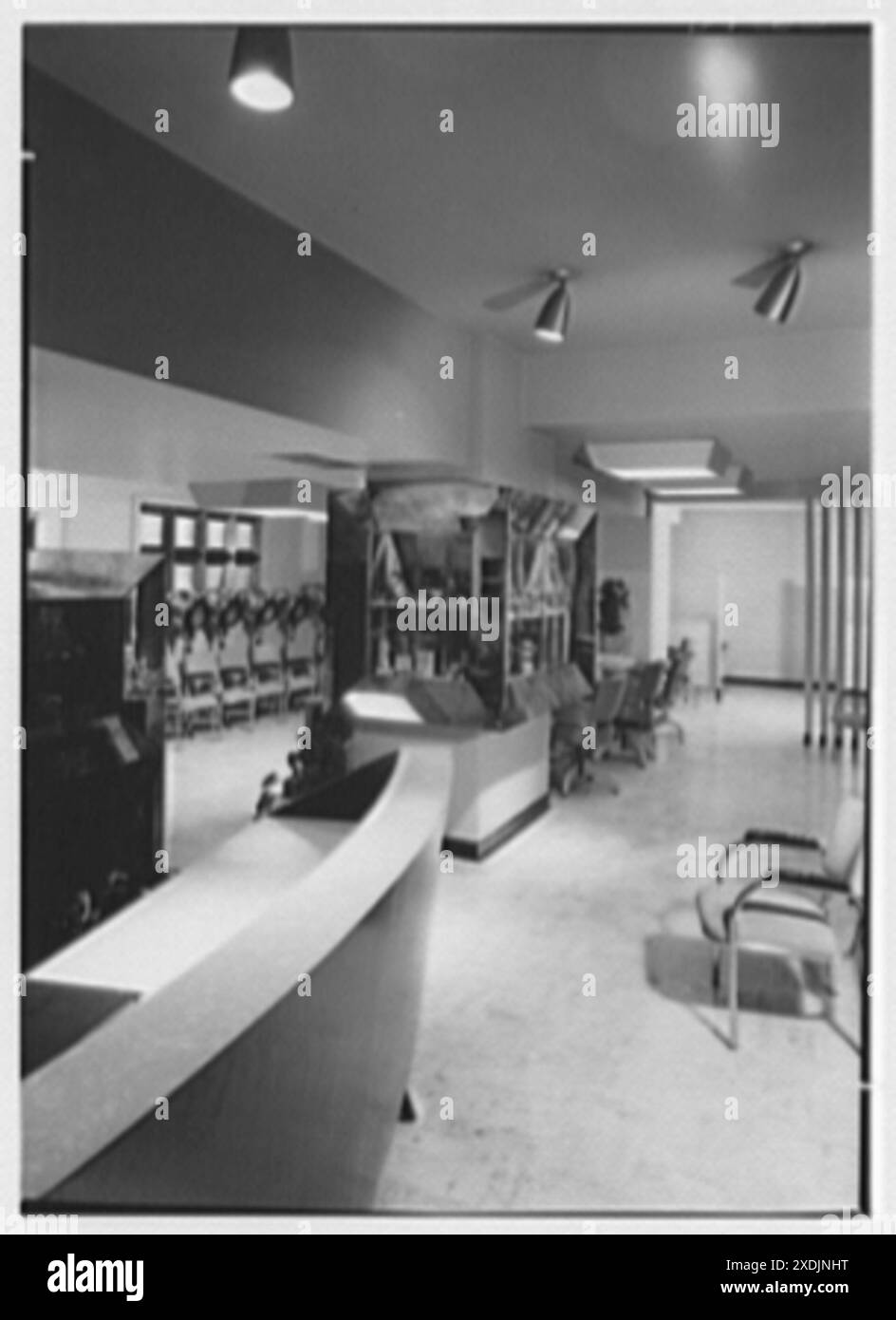 Plaza Hotel Beauty Shop, 15 E. 58th équipés, New York. Intérieur II. Gottscho-Schleisner Collection Banque D'Images