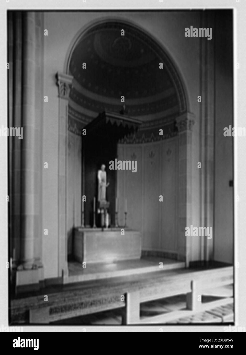 Church of, Nicholas, 122 Ferry réunis, Jersey City, New Jersey. Bien, autel. Collection Gottscho-Schleisner Banque D'Images