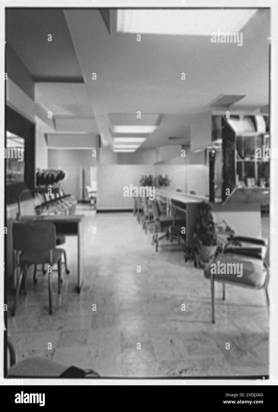 Plaza Hotel Beauty Shop, 15 E. 58th équipés, New York. Intérieur III. Collection Gottscho-Schleisner Banque D'Images