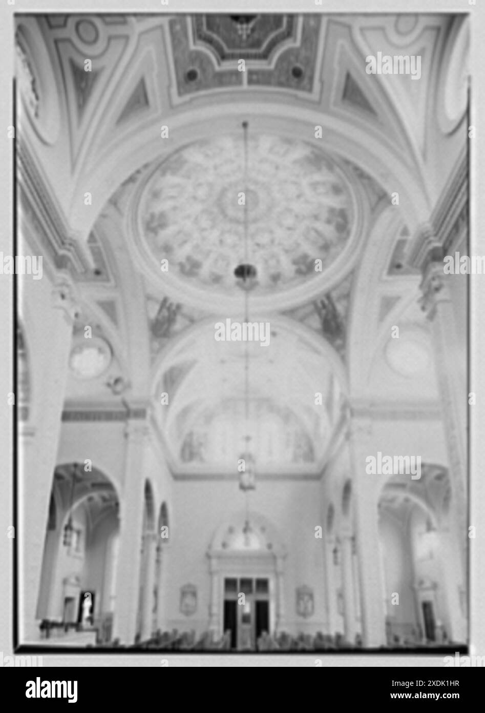 Martin de Tours Church, 1288 Hancock réunis, Brooklyn, New York. Intérieur II. Gottscho-Schleisner Collection Banque D'Images