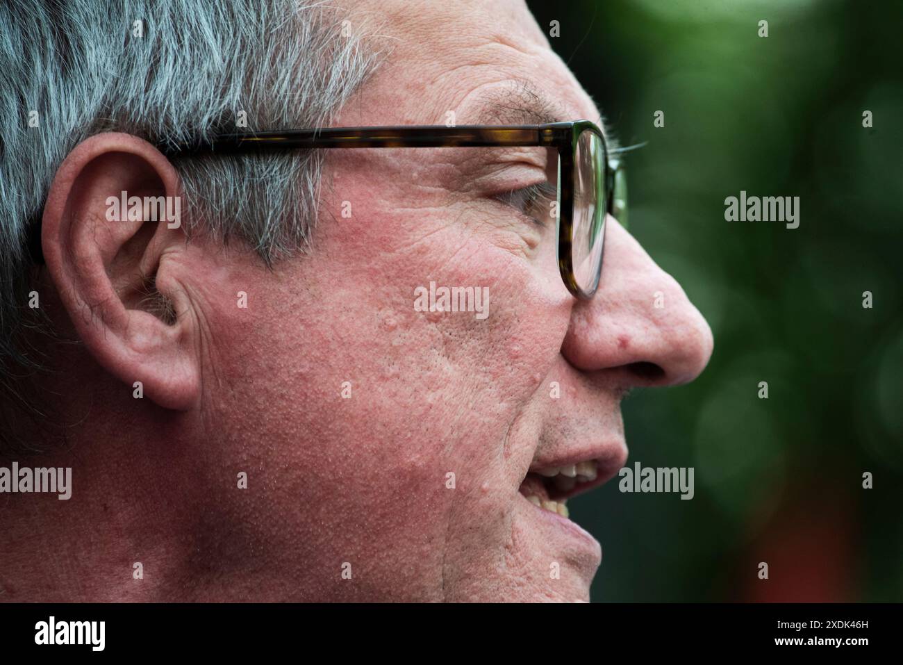 Rome, Italie. Dans la photo Maurizio Landini (Secrétaire général de la CGIL). UTILISATION ÉDITORIALE UNIQUEMENT ! NON DESTINÉ À UN USAGE COMMERCIAL ! Banque D'Images