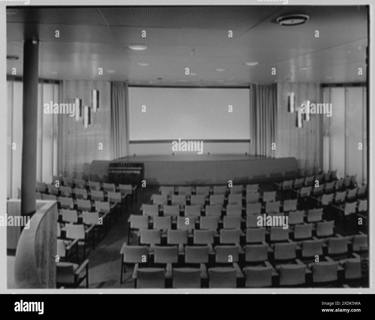 S.S. Victoria, Incres Line. Théâtre, à la scène. Collection Gottscho-Schleisner Banque D'Images