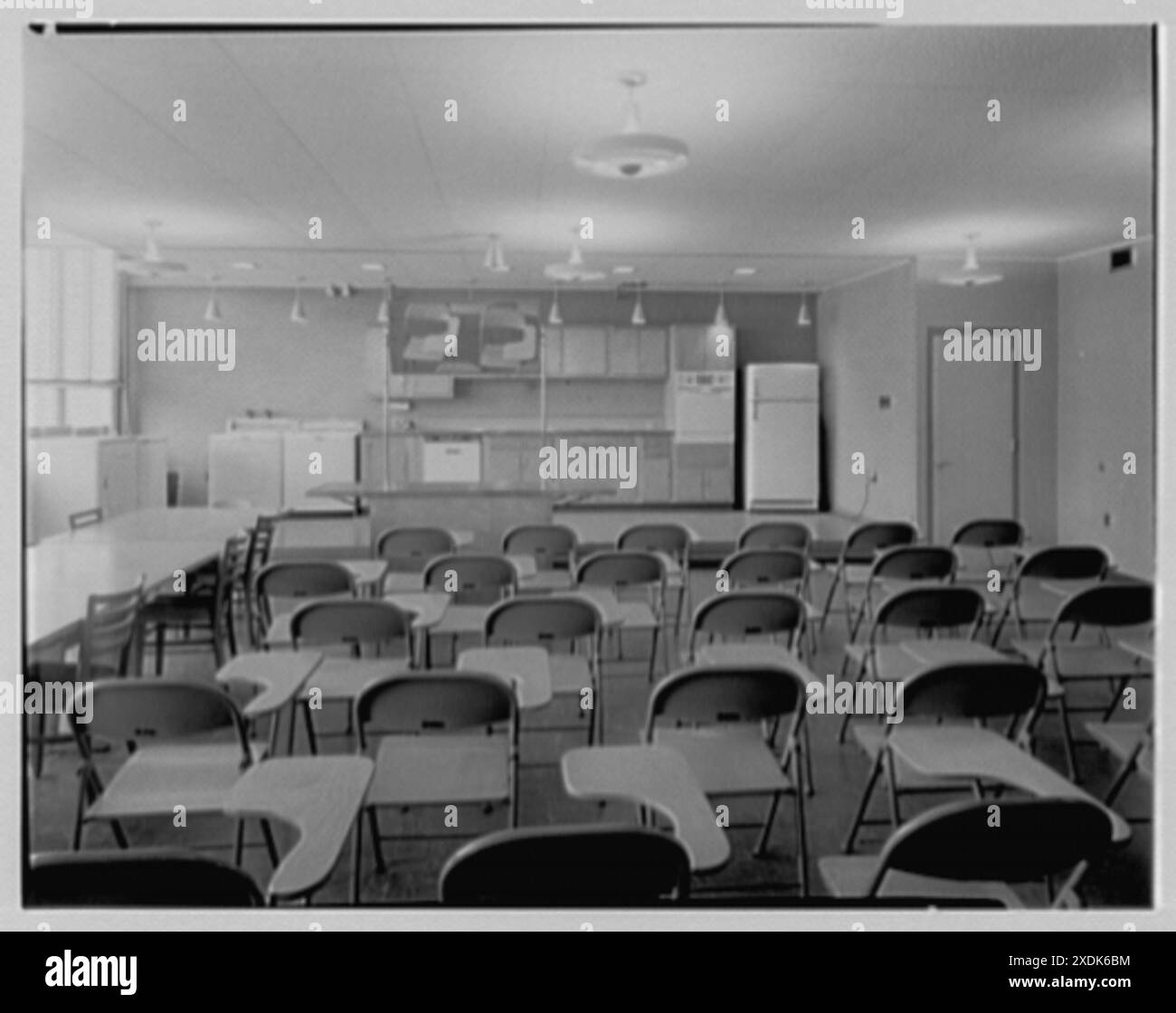 Montclair State College, Montclair, New Jersey. Économie domestique, salle d'équipement. Collection Gottscho-Schleisner Banque D'Images