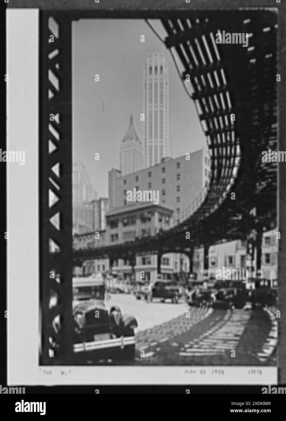 Soixante et onze ans, ou, ma vie avec la photographie. El, 22 mai 1932, El. Ma vie avec la photographie.. Collection Gottscho-Schleisner Banque D'Images