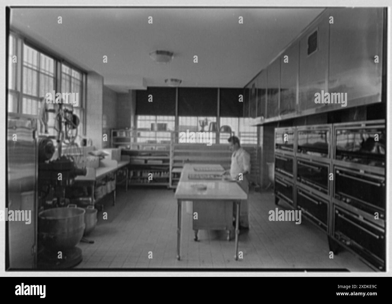 Hôpital Triboro pour la tuberculose, Parsons Blvd., Jamaïque, New York. Pâtisserie. Collection Gottscho-Schleisner Banque D'Images