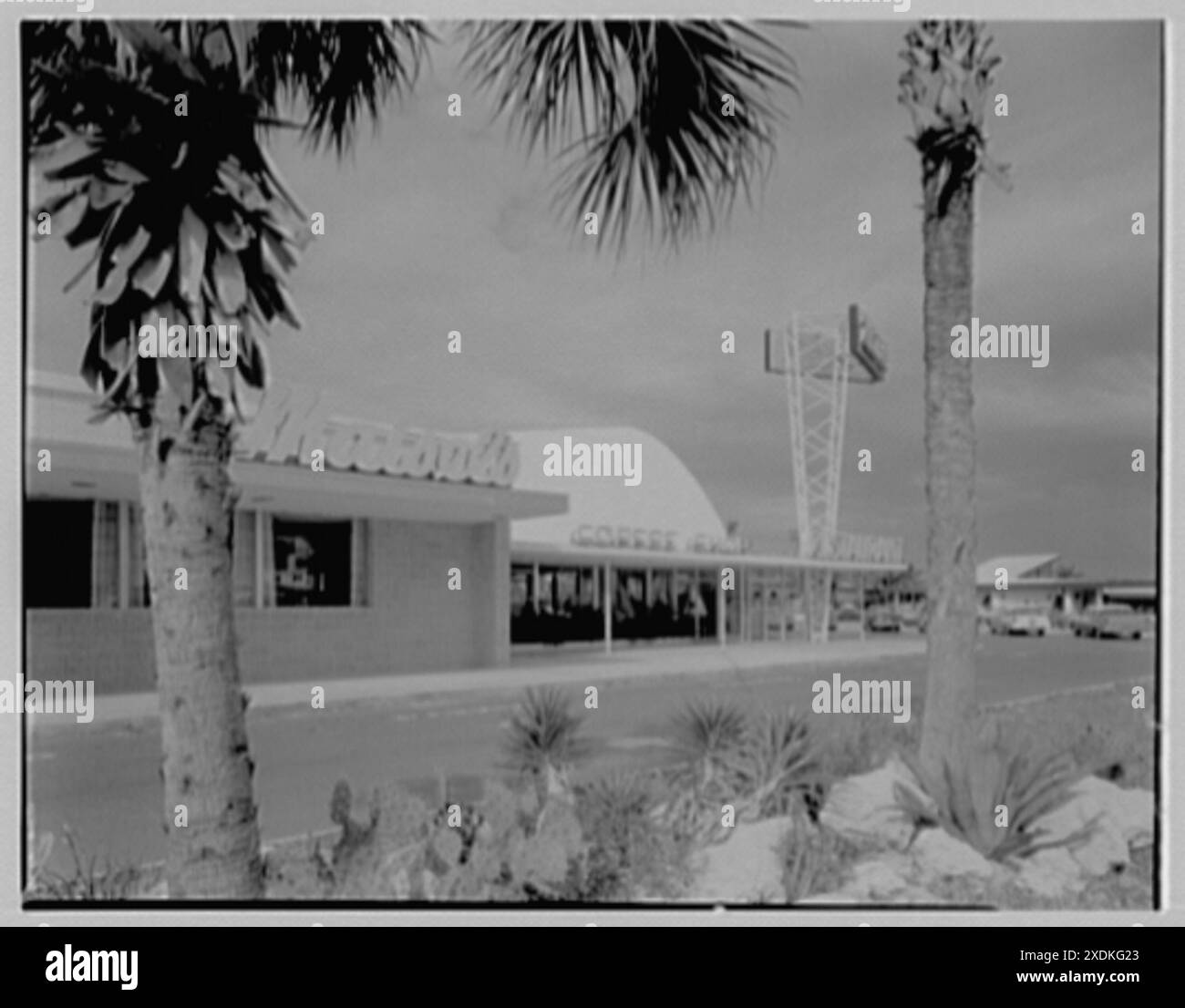 Restaurant Arthur Maisel, Sunny Isles, North Miami Beach. Collection II. Gottscho-Schleisner Banque D'Images