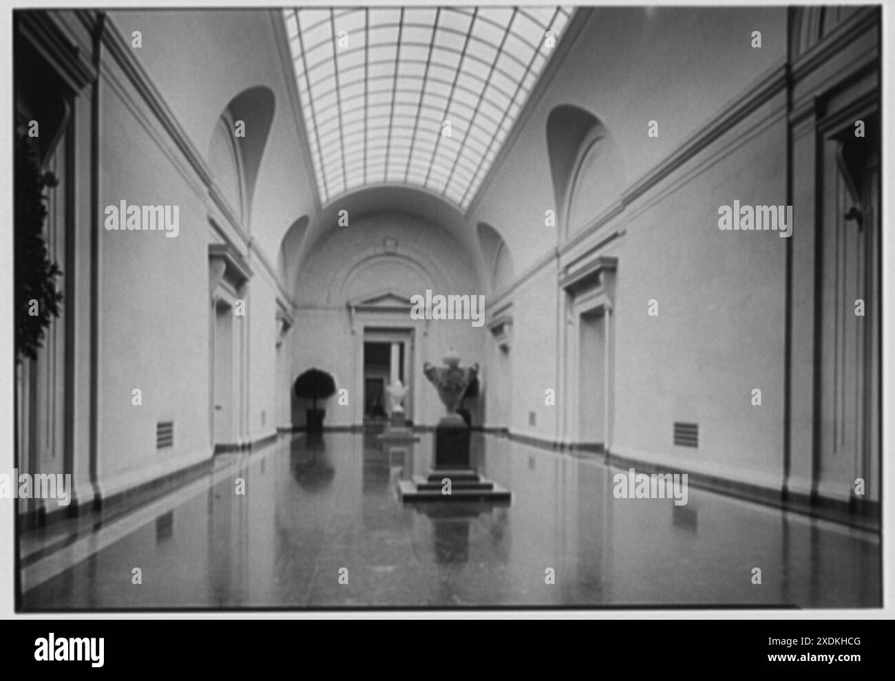 National Gallery of Art, Washington, DC Hall I est, à l'ouest. Collection Gottscho-Schleisner Banque D'Images