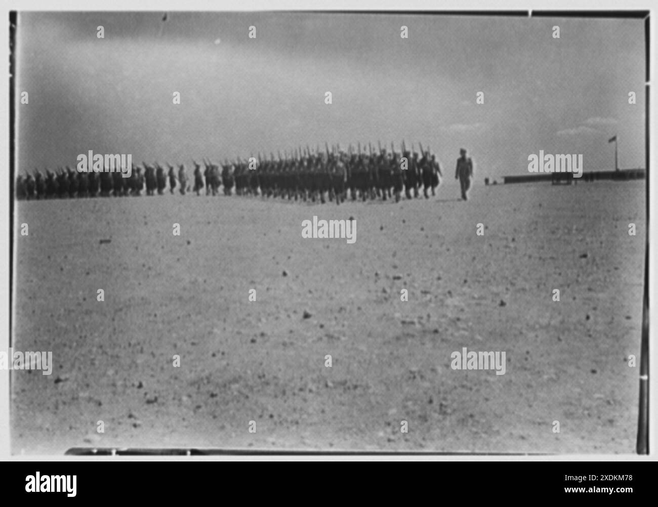 Bainbridge Naval Training Station, Bainbridge, Maryland. Perceuse rectifiée IV. Collection Gottscho-Schleisner Banque D'Images