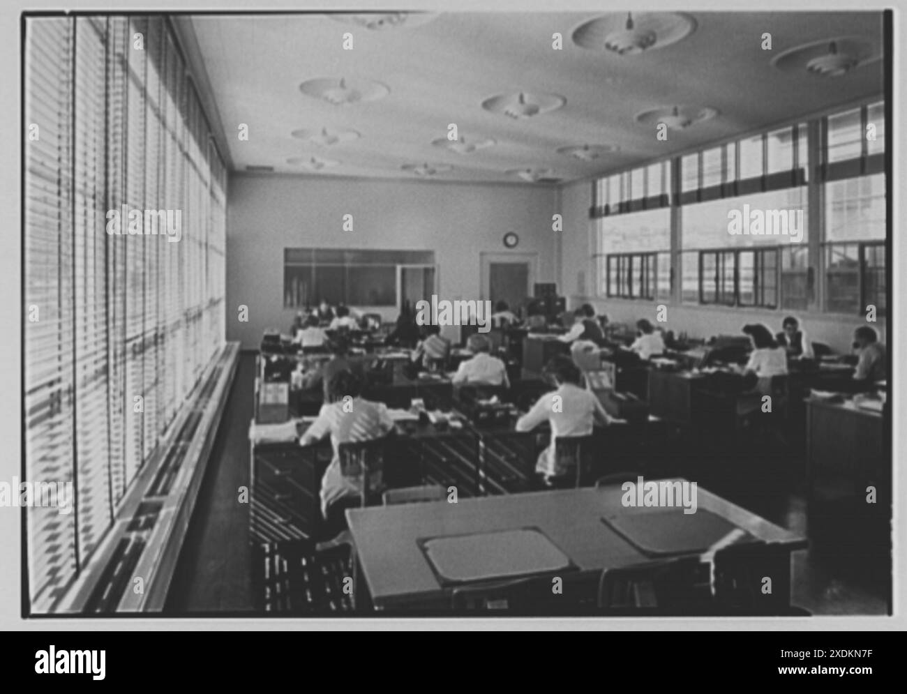 Hershey Metal Products Co., Ansonia, Connecticut. Bureau principal I. Collection Gottscho-Schleisner Banque D'Images