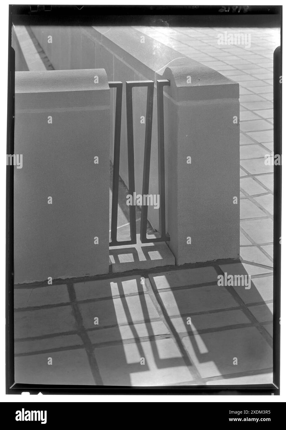 Nebraska State Capitol, Lincoln, Nebraska. Joint de dilatation sur balustrade. Collection Gottscho-Schleisner Banque D'Images