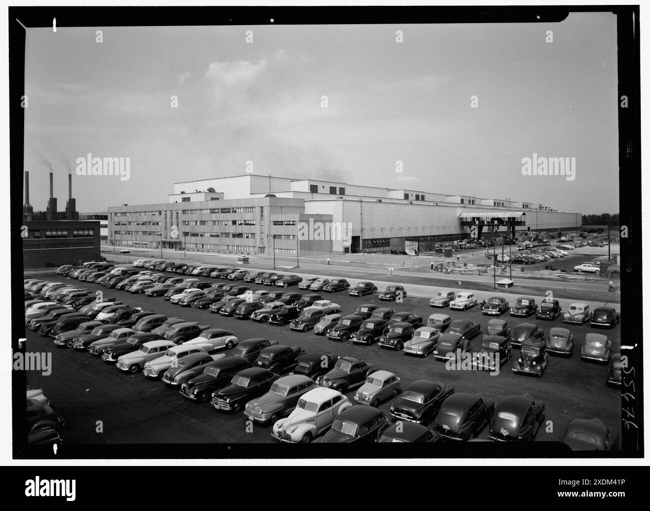 Usine de turbines General Electric, Schenectady, New York. Tour prise I. Collection Gottscho-Schleisner Banque D'Images