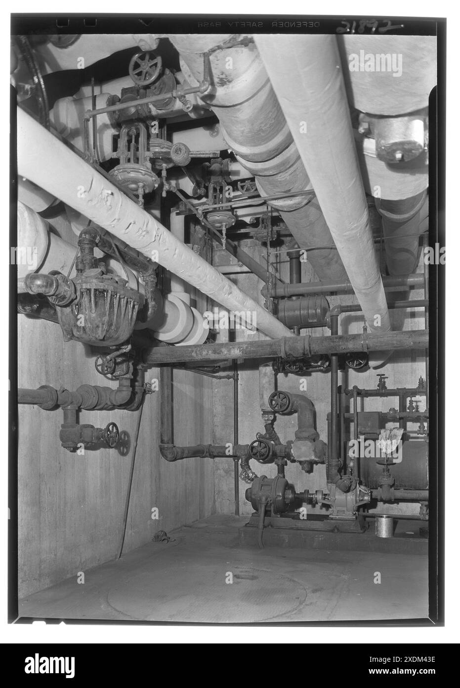Nebraska State Capitol, Lincoln, Nebraska. Salle d'entrée vapeur I. Collection Gottscho-Schleisner Banque D'Images
