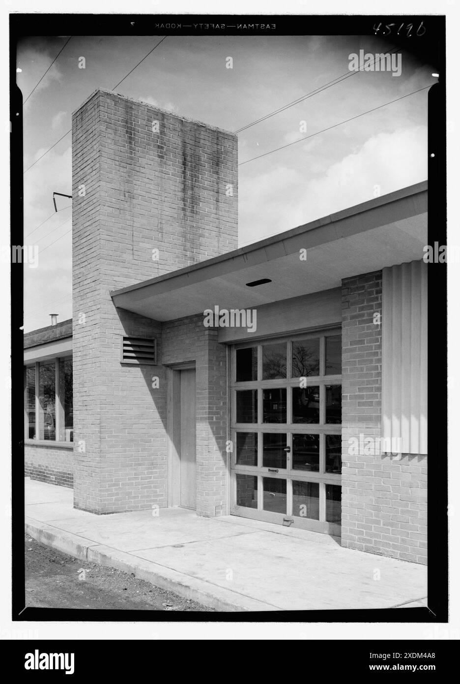 Gare d'Aberdeen, Pennsylvania Railroad, Aberdeen, Maryland. Guichet de l'intérieur. Collection Gottscho-Schleisner Banque D'Images