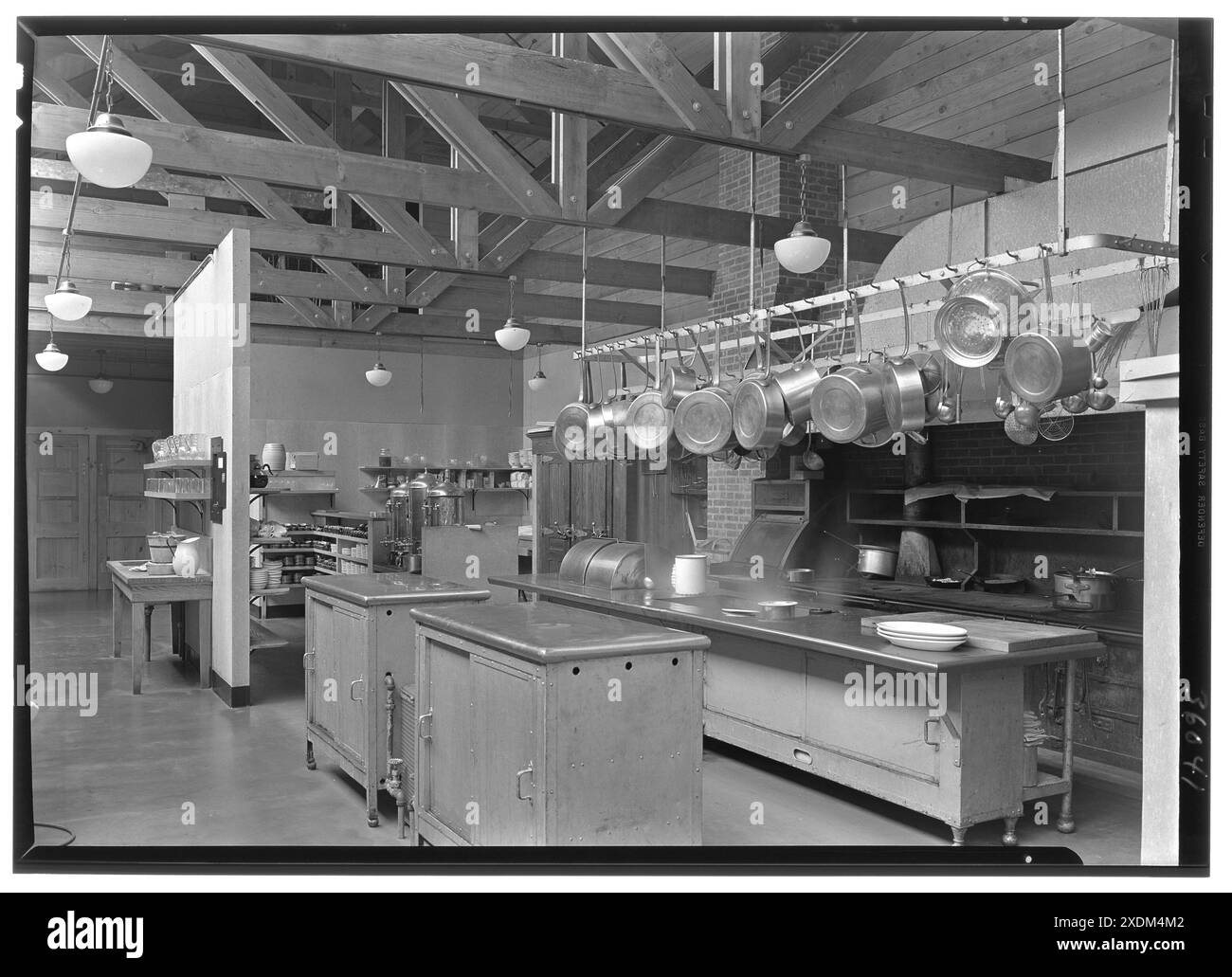 Le Dunes Club, Narragansett, Rhode Island. Cuisine. Collection Gottscho-Schleisner Banque D'Images