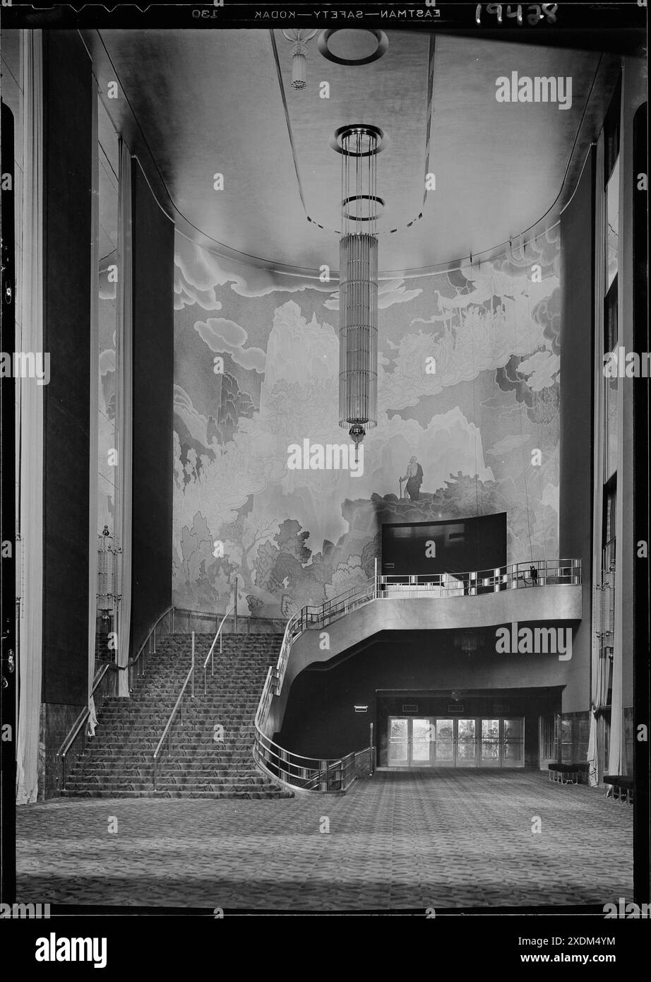 International Music Hall, Radio City, New York, New York. Peinture. Collection Gottscho-Schleisner Banque D'Images