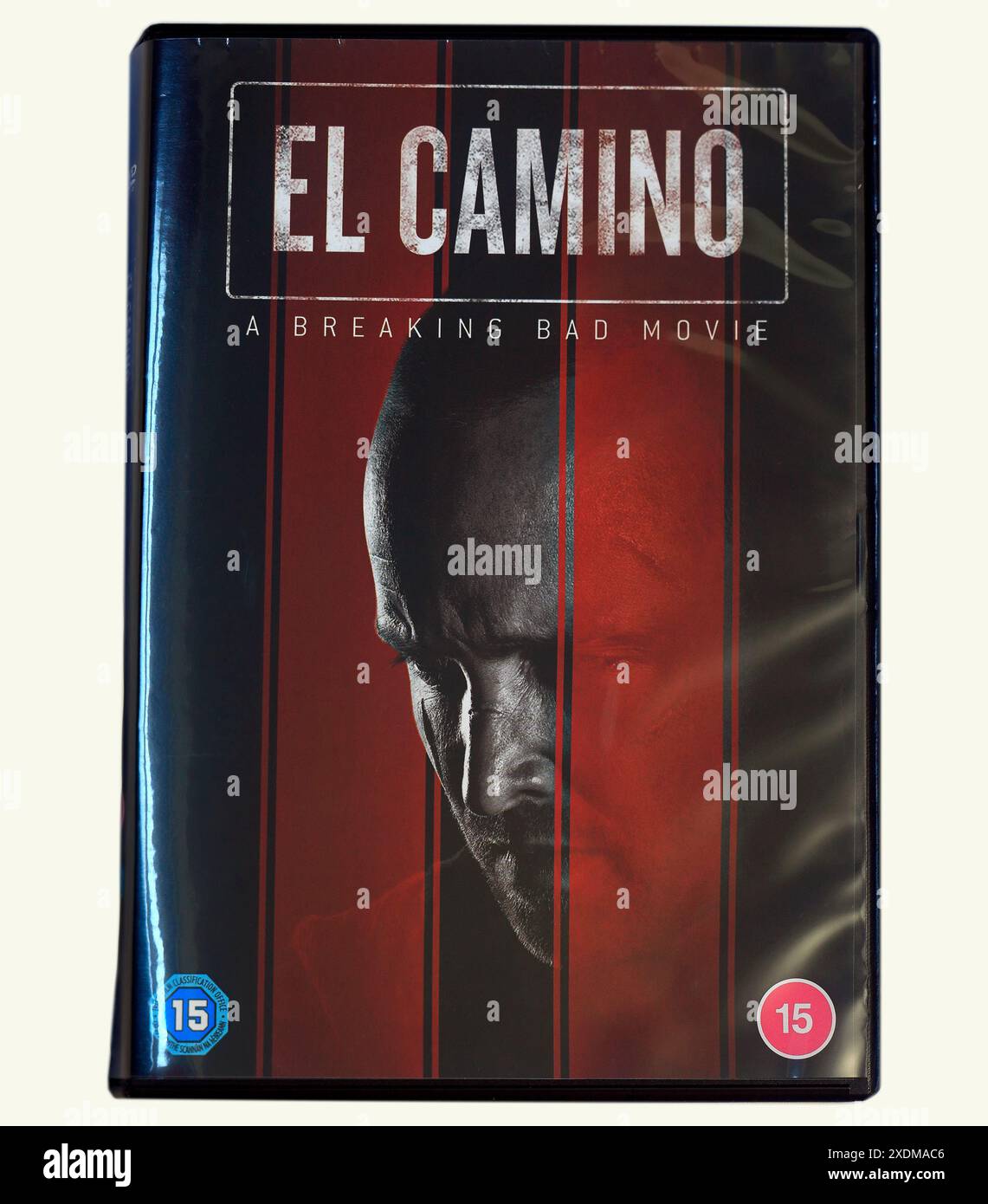 Couverture DVD El Camino, film Spinoff Breaking Bad. Configuration du studio. Juin 2024 Banque D'Images