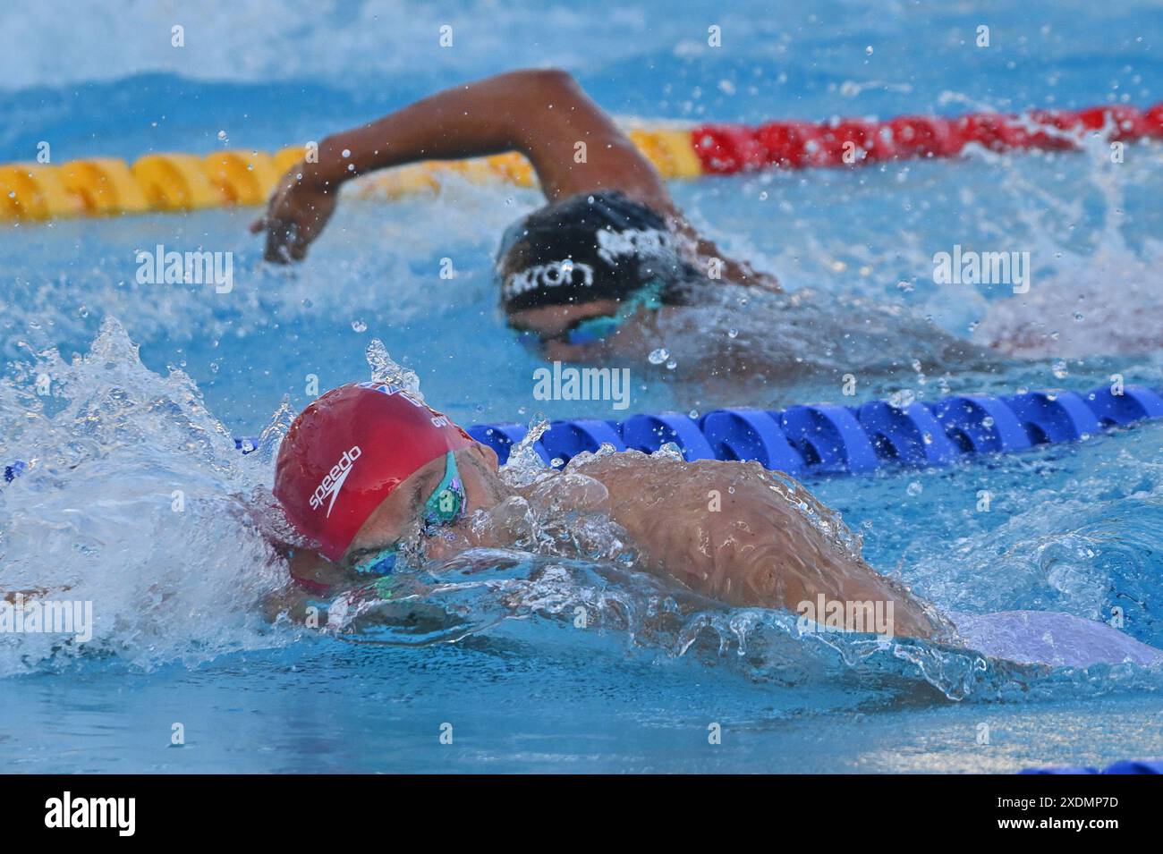 Foro Italico, Rome, Italie. 23 juin 2024. SetteColli qualification olympique natation, jour 3 ; Guy James 200M libre crédit : action plus Sports/Alamy Live News Banque D'Images