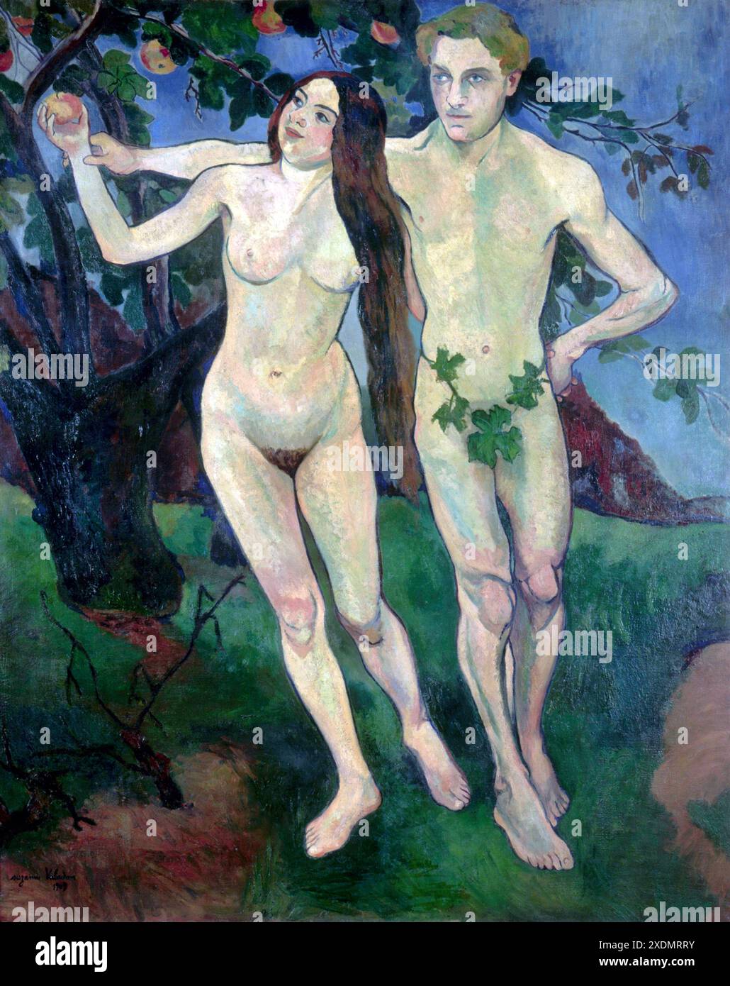 Adam et Eve, 1909, peinture de Suzanne Valadon Banque D'Images