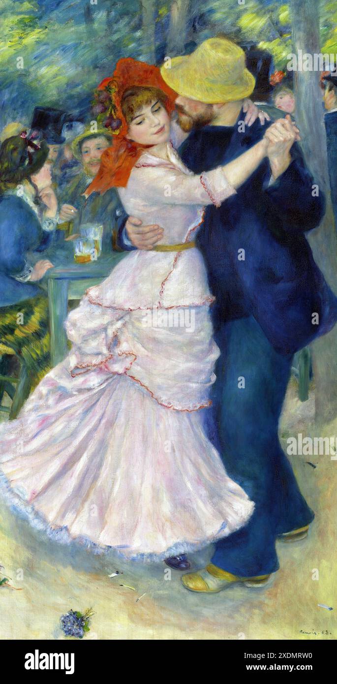 Valadon est représenté dansant en danse à Bougival (1883), par Pierre-Auguste Renoir. Suzanne Valadon Banque D'Images