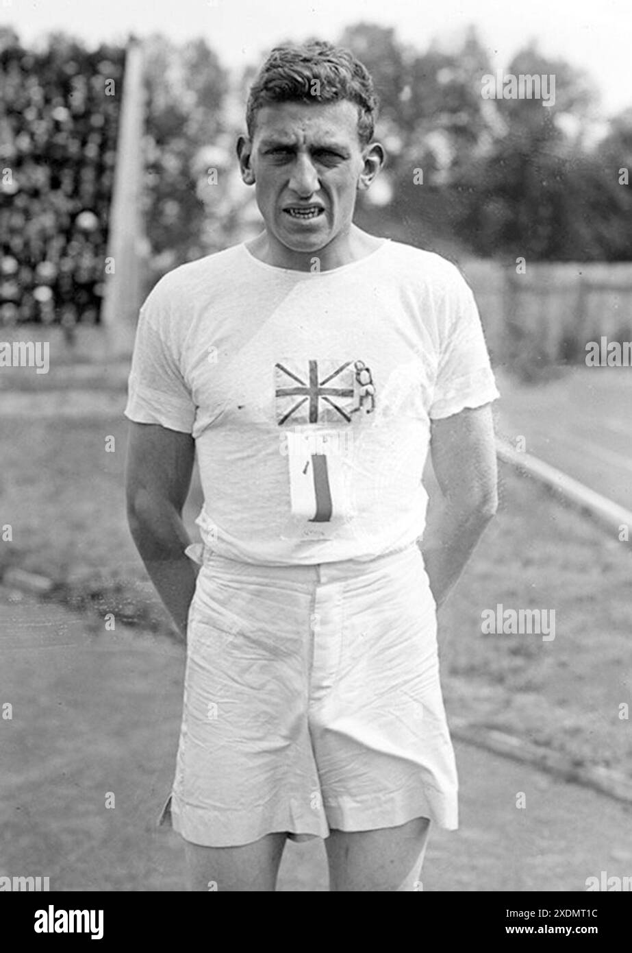 Harold Maurice Abrahams (1899 – 1978) athlète anglais. Et champion olympique en 1924 Banque D'Images
