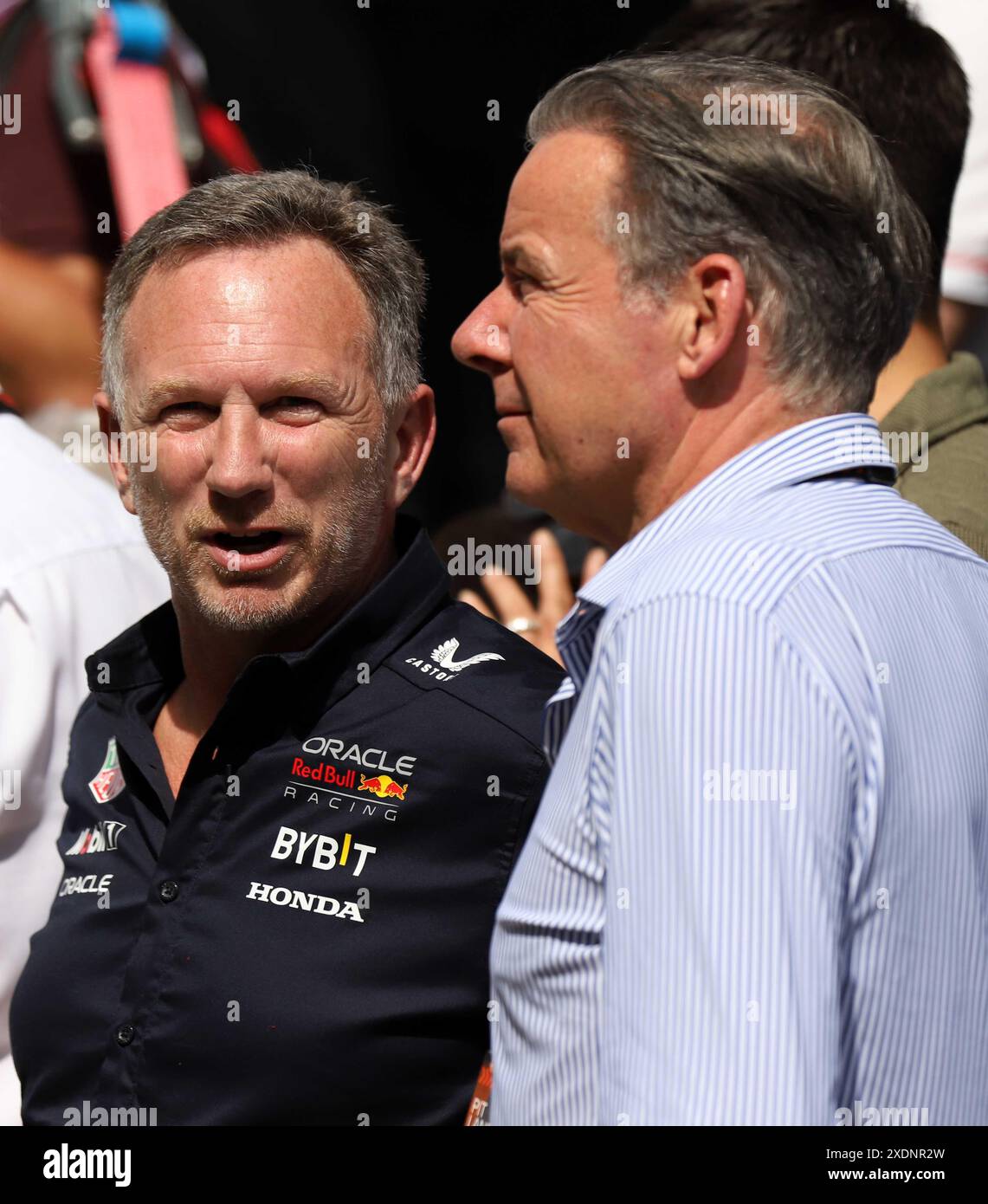 Sabadell, Barcelone, Espagne. 23 juin 2024. Montmelo Espagne 23 juin 2024 Adrian Newey concepteur de F1 ( GBR Redbull ) lors de la course au Grand Prix de formule 1 Aramaco Espagne 2024 à Montmelo Espagne le 23 juin 2024 (image crédit : © Xavi Urgeles/ZUMA Press Wire) USAGE ÉDITORIAL SEULEMENT! Non destiné à UN USAGE commercial ! Banque D'Images