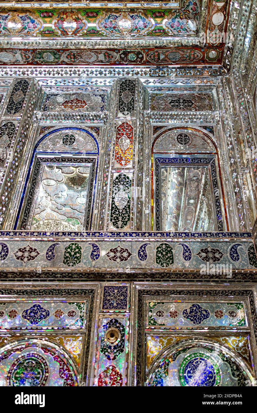 Manoir historique, décoration intérieure, XIXe siècle. Banque D'Images