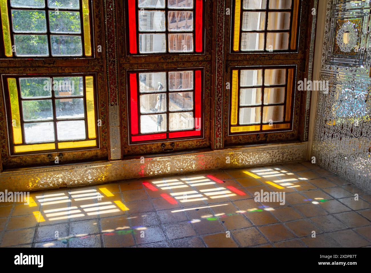 Décoration intérieure d'un ancien manoir. Banque D'Images