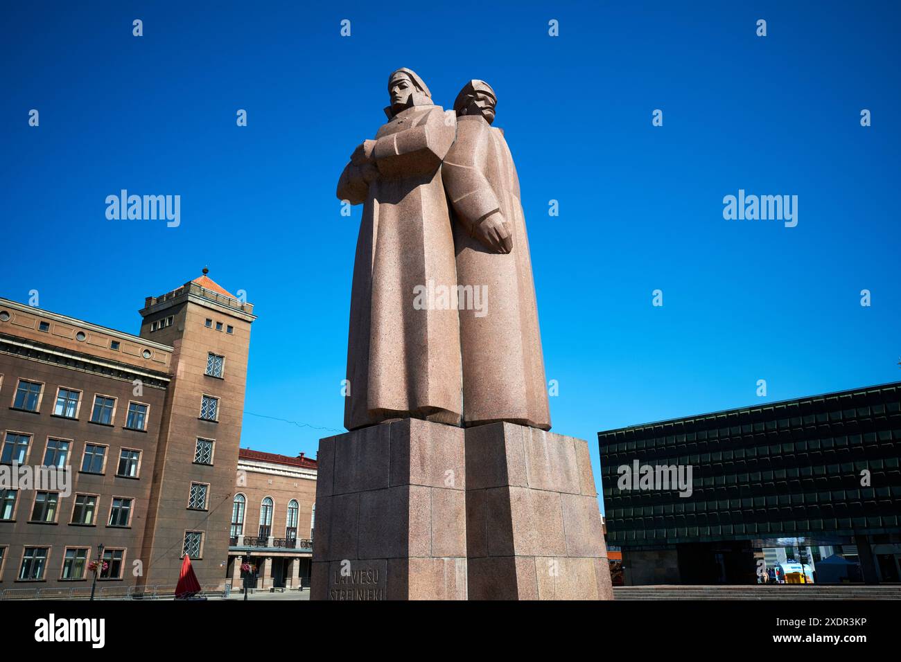 Géographie / voyage, Lettonie, Riga, monument au monticule lituanien, ADDITIONAL-RIGHTS-LEARANCE-INFO-NOT-AVAILABLE Banque D'Images