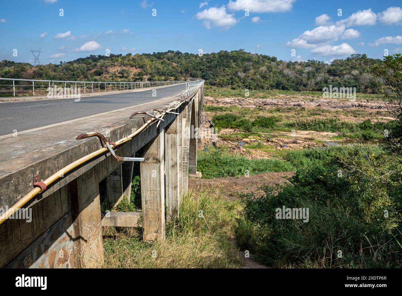 Mozambique, Sofala, route N1 à Caia Banque D'Images