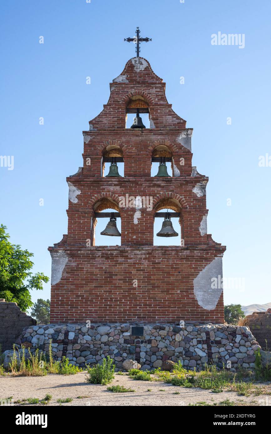 Mission San Miguel Arcángel est une mission espagnole à San Miguel, en Californie. Banque D'Images