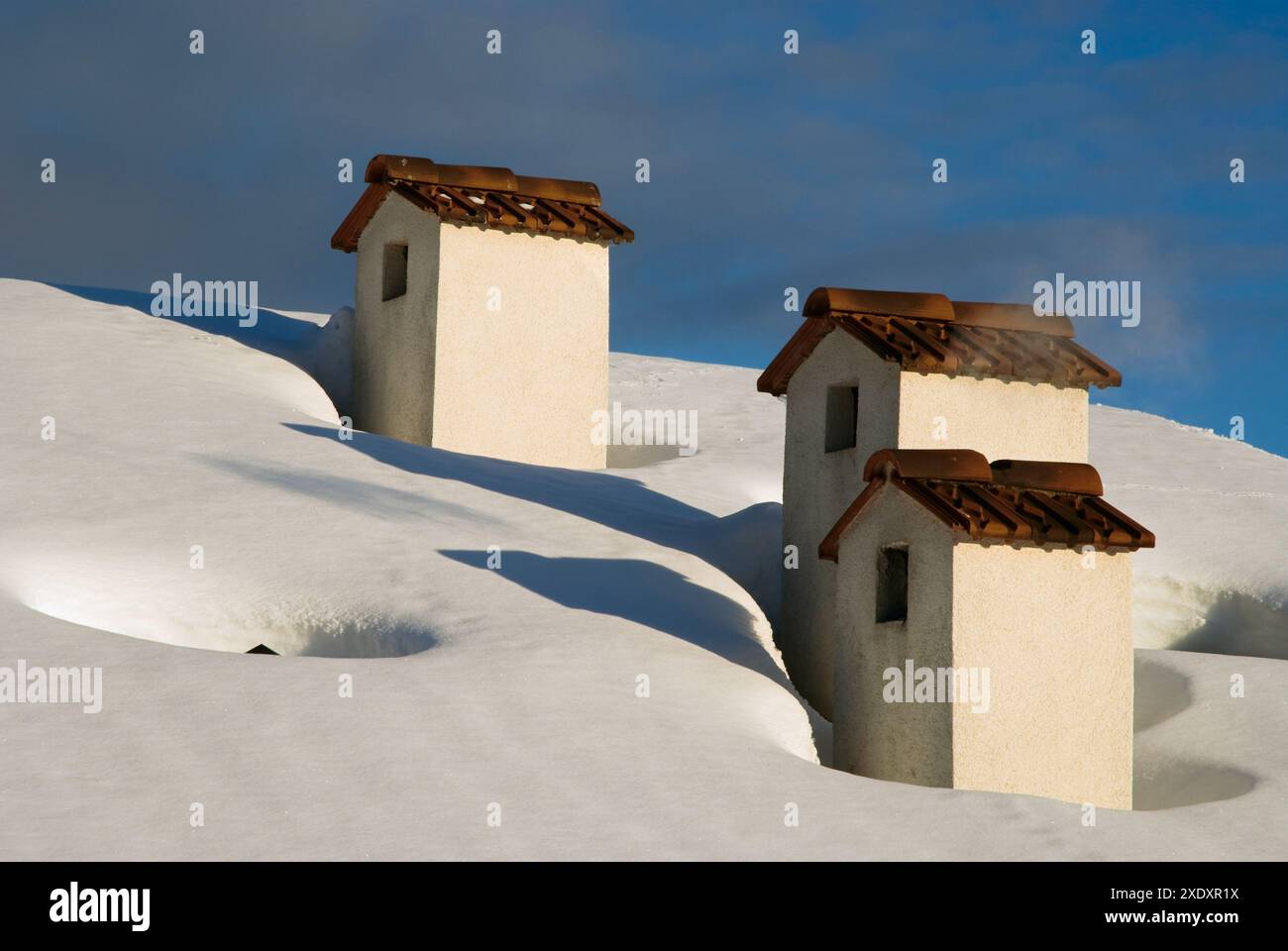 Cheminée |cheminées| Banque D'Images