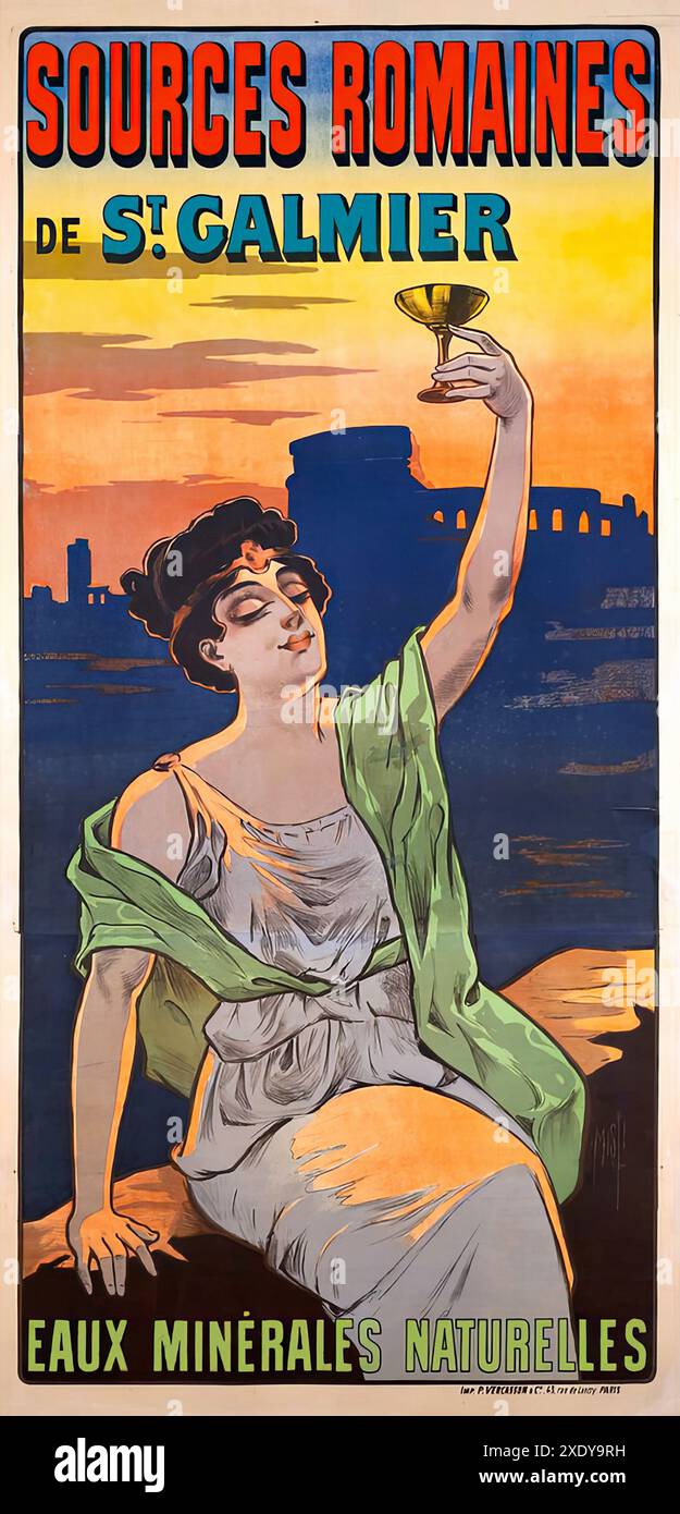 Affiche Publicitaire Originale MISTI 1903 - Chemins De Fer Vicinaux Haute-Saône