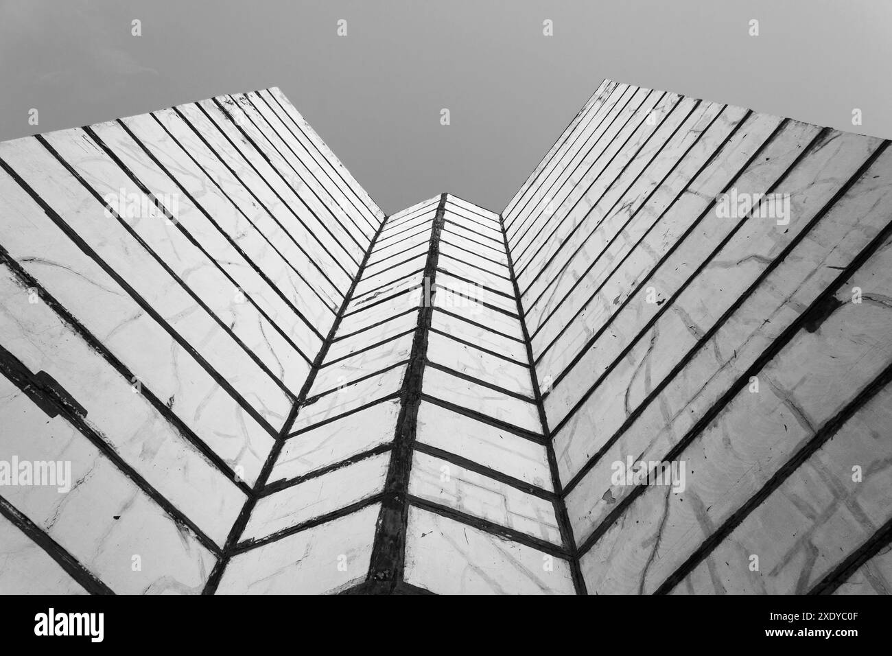 Navire soviétique de type immeuble d'appartements Banque D'Images