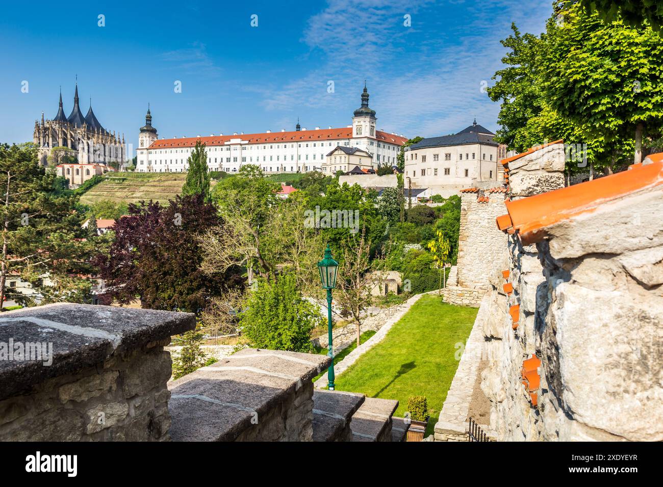 Panorama ville de Kutna Hora Banque D'Images